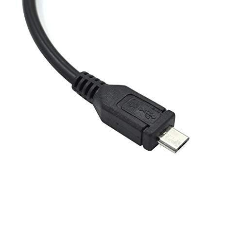 Hxchen 2Pcs Micro 5Pin Male to 3.5mm Female AUX Audio Cable Cord for Headset Adapter Active Clip Mic Microphone (Micro 5P Male to 3.5mm Female) - Image 3