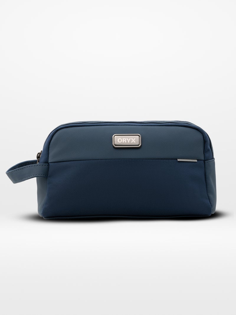 ORYX O-Pouch Stylish Modern Essentials Organizer Pouch Spacious & Textured Blue - Image 1