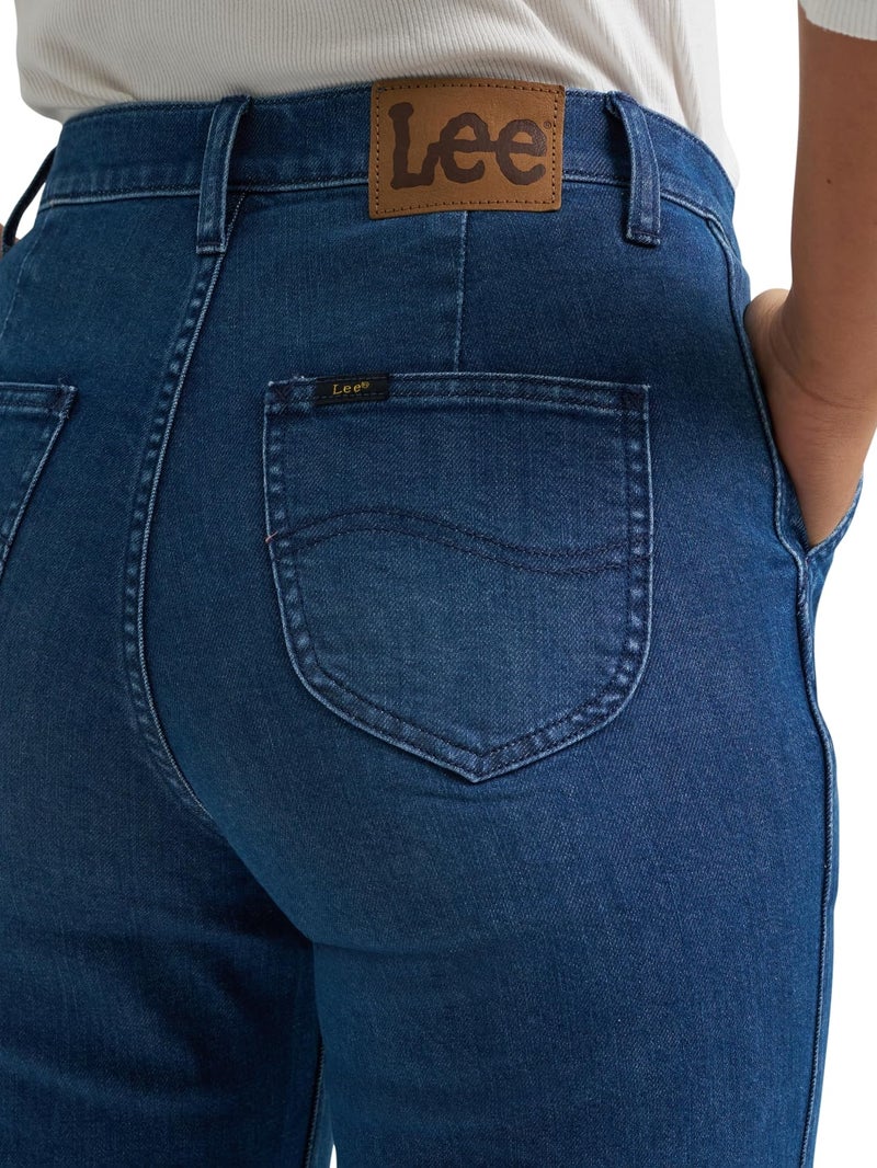 Lee Women's Legendary A-Line Jean, Shady Boots, 12 Long - Image 3
