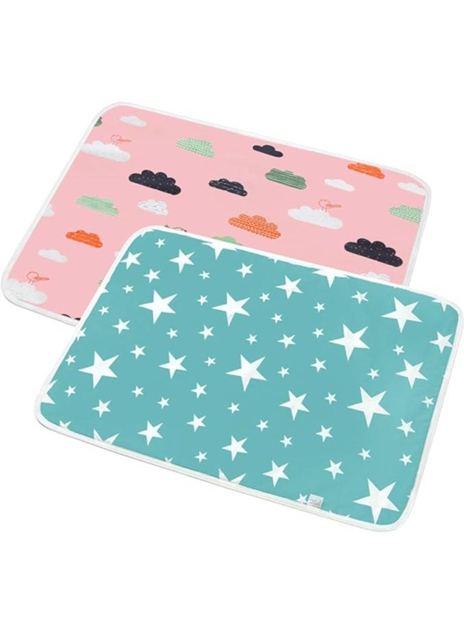 Moro Moro Baby Waterproof Changing Pad, 50x70 cm, Soft Cotton Surface  - Image 2