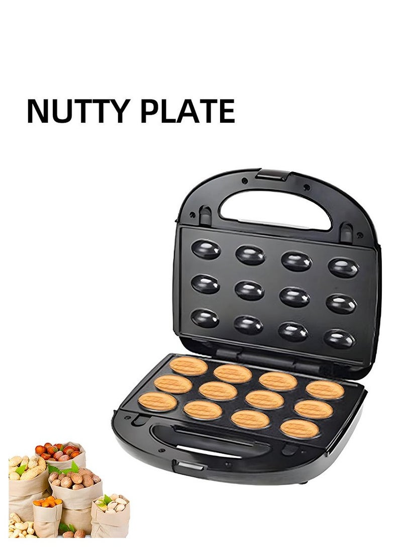 6 in 1 Waffle Maker 750W Electric Double Sided Heating Waffle Maker with Non Stick Removable Plates  Multi Function for Waffles Paninis Grilled Cheese and More  - Image 1