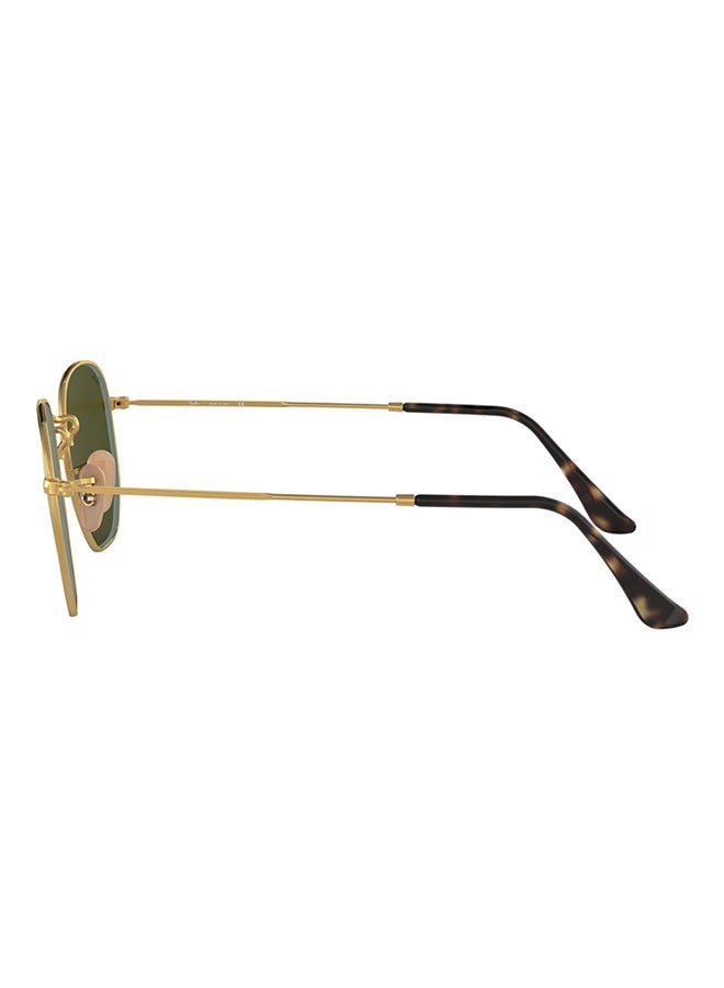 Ray-Ban Unisex Hexagon Sunglasses - RB3548N 001/30 54 - Lens Size: 54 mm - Gold - Image 5