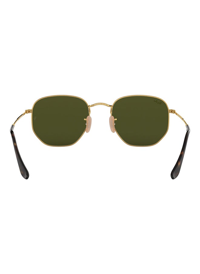 Ray-Ban Unisex Hexagon Sunglasses - RB3548N 001/30 54 - Lens Size: 54 mm - Gold - Image 4