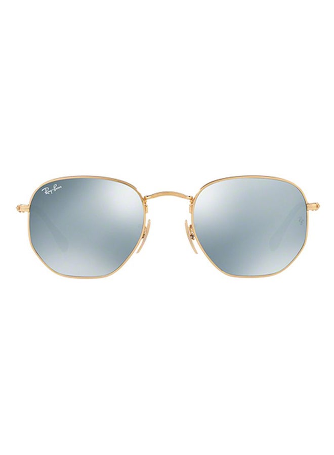 Ray-Ban Unisex Hexagon Sunglasses - RB3548N 001/30 54 - Lens Size: 54 mm - Gold - Image 3