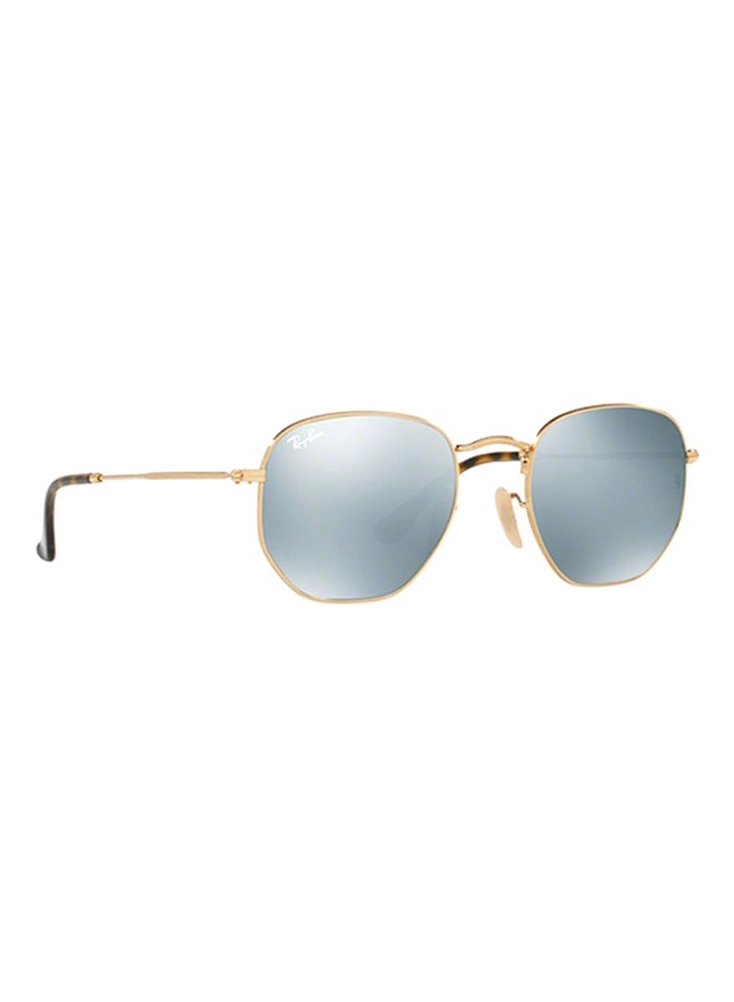 Ray-Ban Unisex Hexagon Sunglasses - RB3548N 001/30 54 - Lens Size: 54 mm - Gold - Image 2