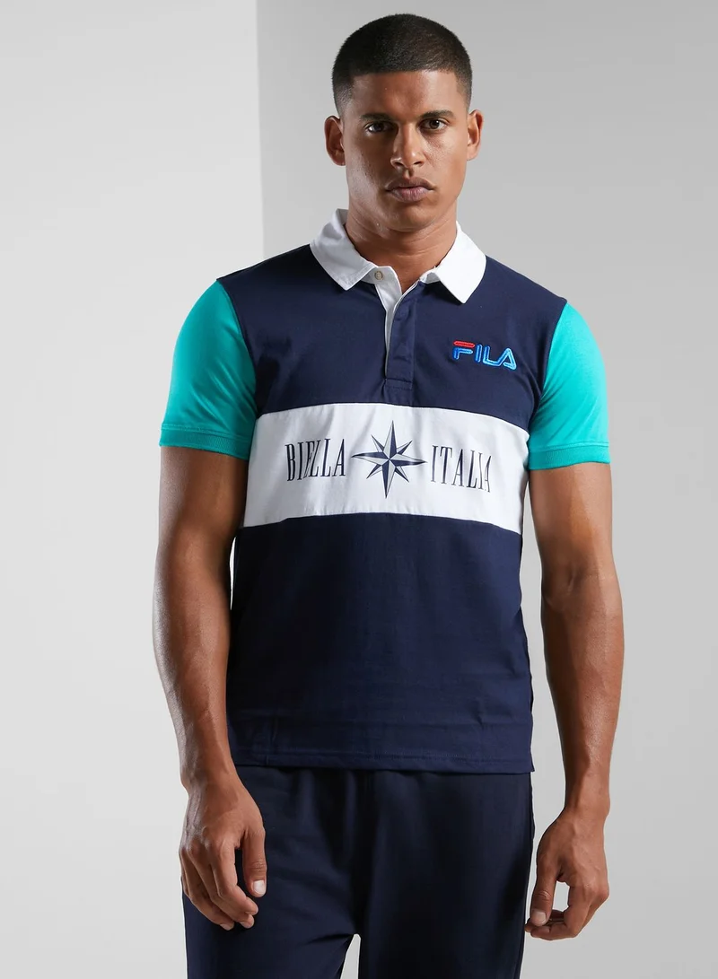 FILA Binnacle Colour Block Polo