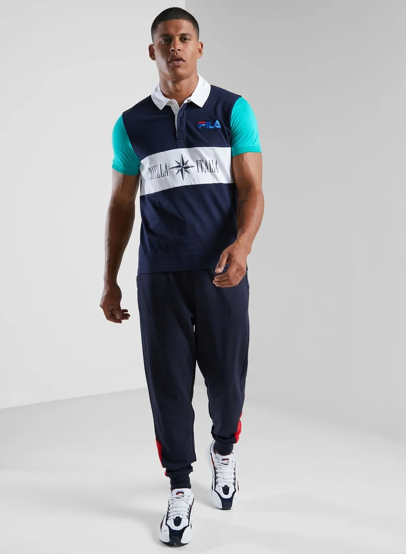 FILA Binnacle Colour Block Polo