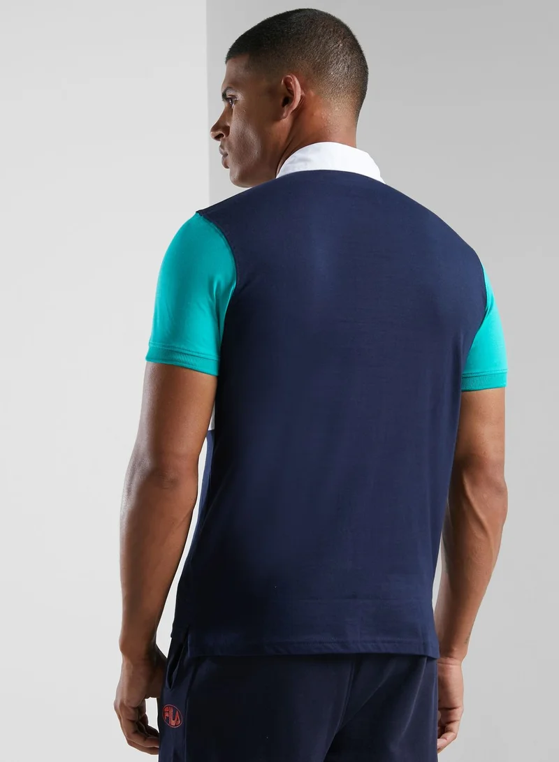 FILA Binnacle Colour Block Polo