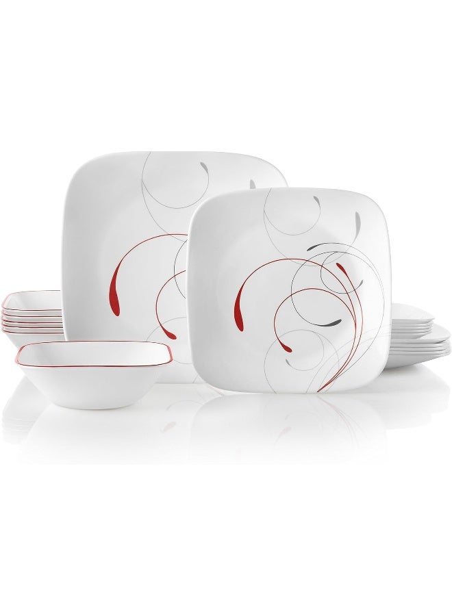 Corelle Vitrelle 18Piece Service for 6 Dinnerware Set - Image 1