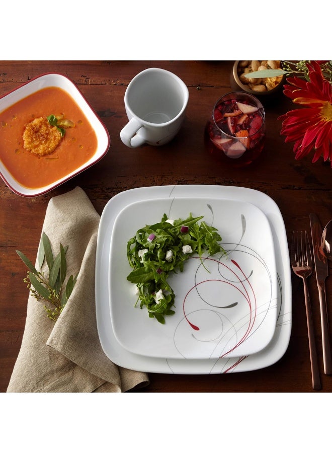 Corelle Vitrelle 18Piece Service for 6 Dinnerware Set - Image 4