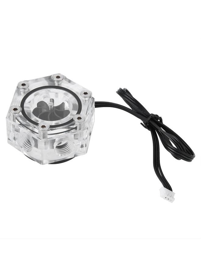 Thoraya 6 Way Acrylic Flow Meter Indicator G1/4 Threaded For PC Computer Liquid Water Cooling  - Image 4