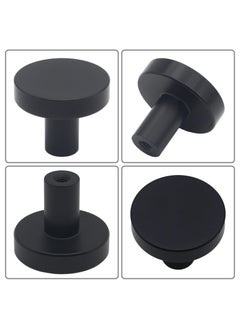 6 Pack Black Cabinet Knobs, Black Aluminum Alloy Dresser Knobs Drawer Pulls and Knobs Furniture Hardware Modern Round Knobs Black Knobs Kitchen Cabinet Door Knob for Drawer, Cupboard, Wardrobe and Furniture Decoration - pzsku/ZE7E9DACA7947C1140869Z/45/_/1733987521/9e411ea8-19d1-47b9-a10b-bfe43035d9f2