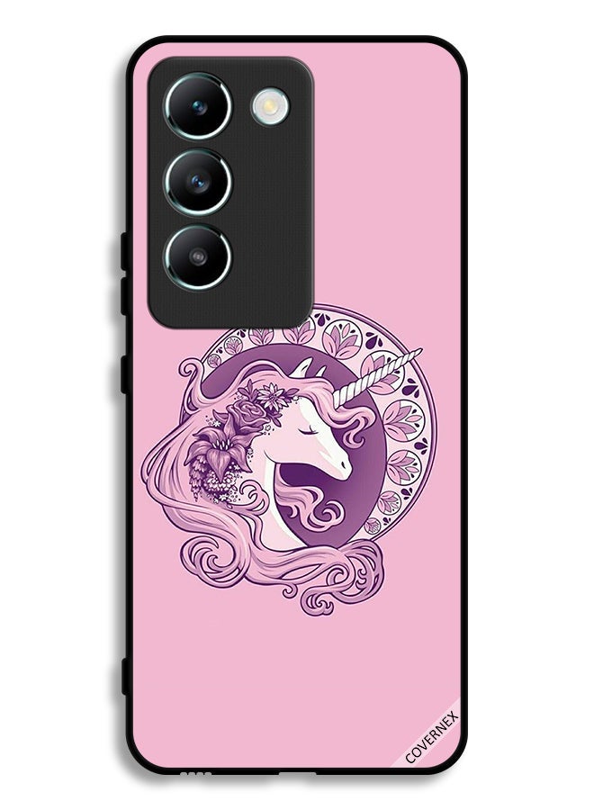 Covernex Vivo Y100 4G Protective Case Cover Unicorn Art - Image 1