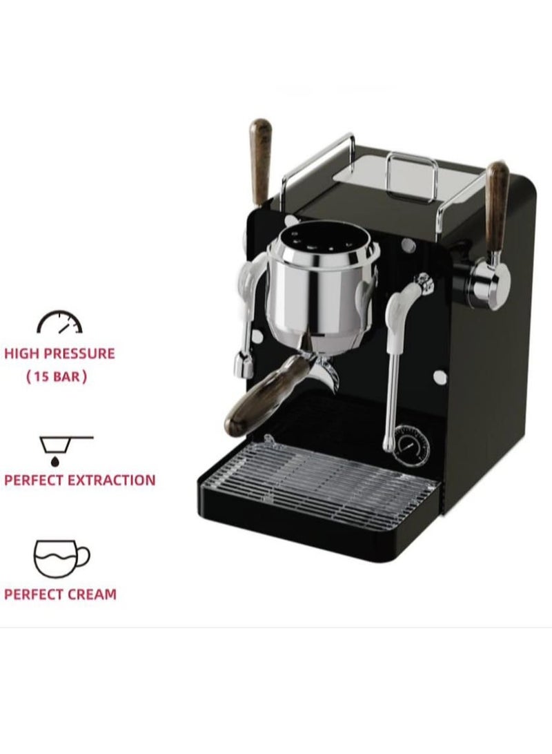 Commercial Espresso Coffee Maker 15 Bar High Pressure – Professional Coffee Machine for Perfect Extraction & Rich Crema – Barista-Grade Brewer for Café, Office, or Home Use  - Image 2