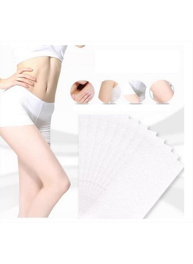 Suoirblss 100 PCS Wax Strips Hair Removal Waxing Strips Facial Body Epilating Strips Non Woven Wax Strip for Face Legs Underarms Body and Bikini for Home or Beauty Salon - Image 5