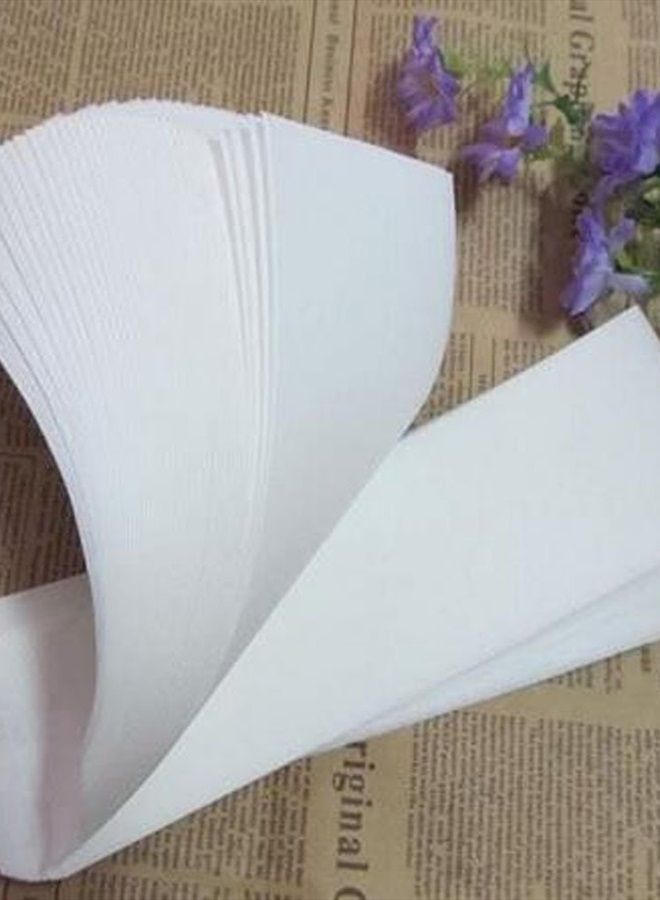 Suoirblss 100 PCS Wax Strips Hair Removal Waxing Strips Facial Body Epilating Strips Non Woven Wax Strip for Face Legs Underarms Body and Bikini for Home or Beauty Salon - Image 2