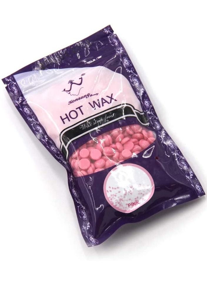 Konsung Beauty Hard Wax Beans, Hair Removal Hard Body European Waxing Beans,for Women Men Home Waxing  - Image 3