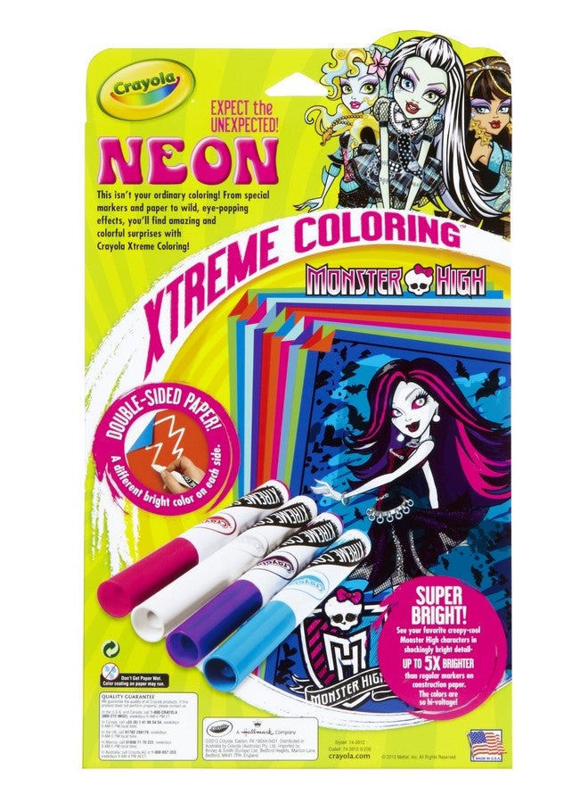 Crayola Neon Extreme Monster High Coloring Kit - Image 4