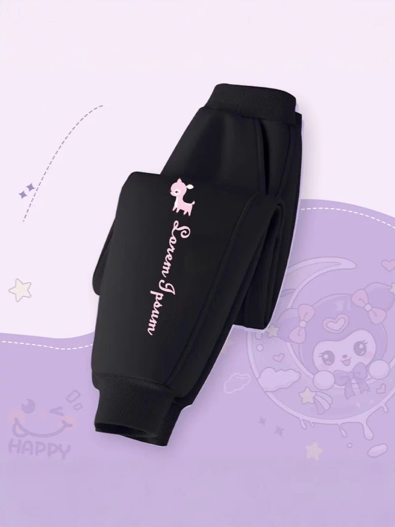 Children'S Pants Western Style All-Match Girls Trousers Girls' Sports Korean Style Outer Wear Trendy Sweat Pants - Image 5