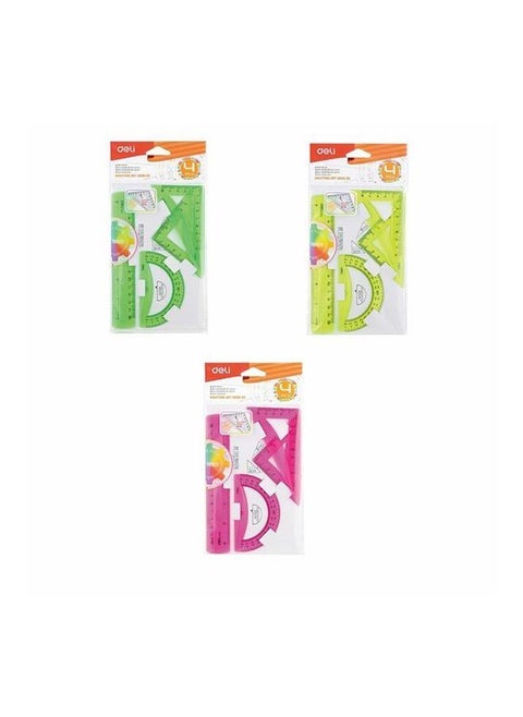 Ruler Set 4 Pcs
