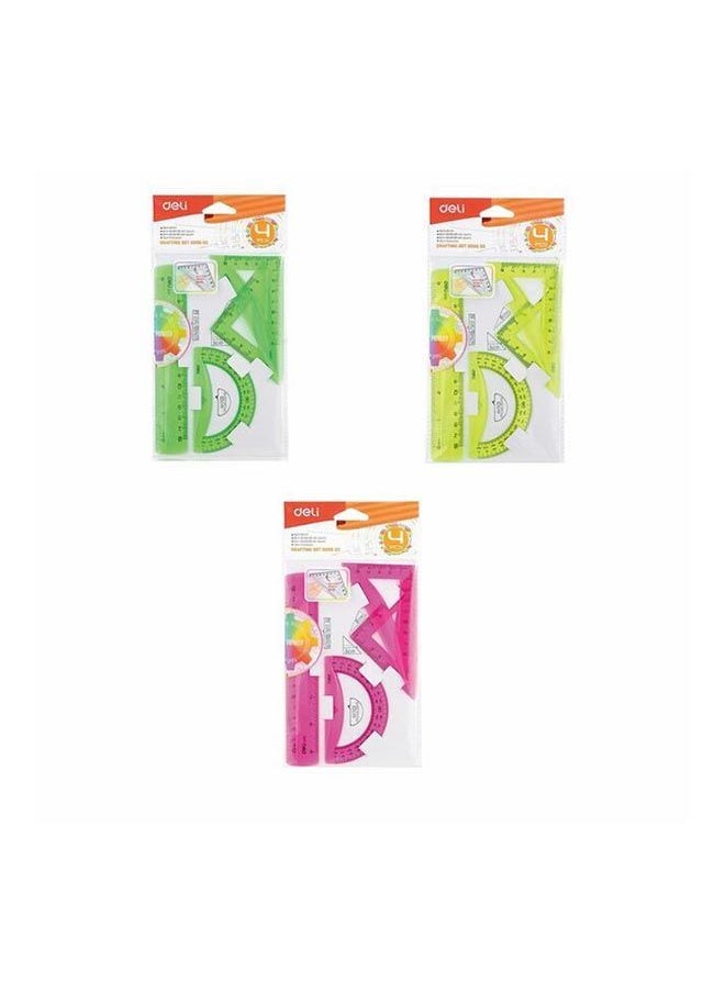 Ruler Set 4 Pcs