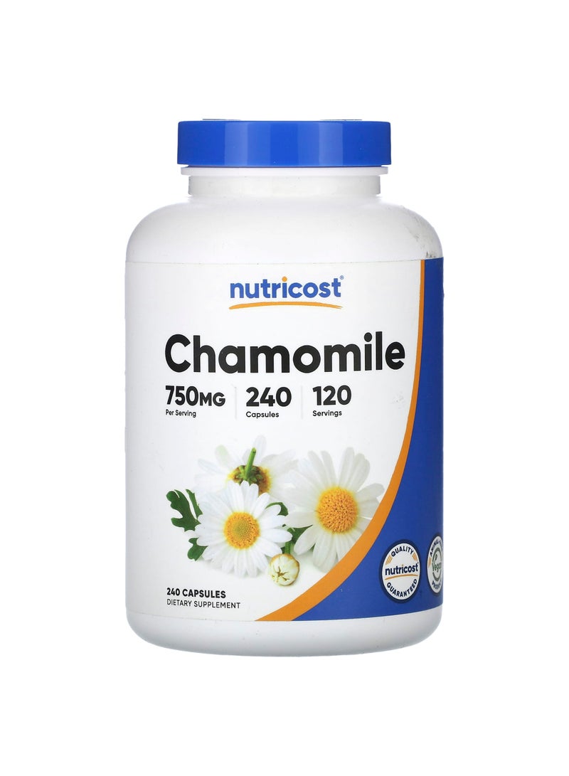Chamomile, 240 Capsules (375 mg per Capsule)