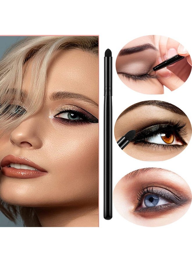 SALOCY Eyeliner Smudge Brush Sponge,5 Pcs Soft Eyeshadow Applicators Blending Brush,Eye Pencil Eyeliner Brush Makeup Tools Y - Image 2