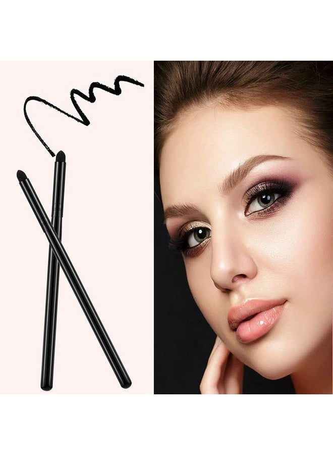 SALOCY Eyeliner Smudge Brush Sponge,5 Pcs Soft Eyeshadow Applicators Blending Brush,Eye Pencil Eyeliner Brush Makeup Tools Y - Image 5