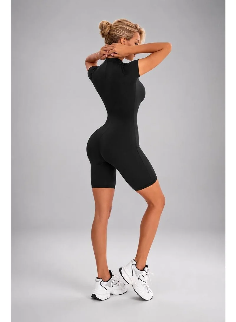 Bona Fide Bona Fide Women’s One Piece Workout Jumpsuit – Athletic Romper with Tummy Control & Lifting Effect