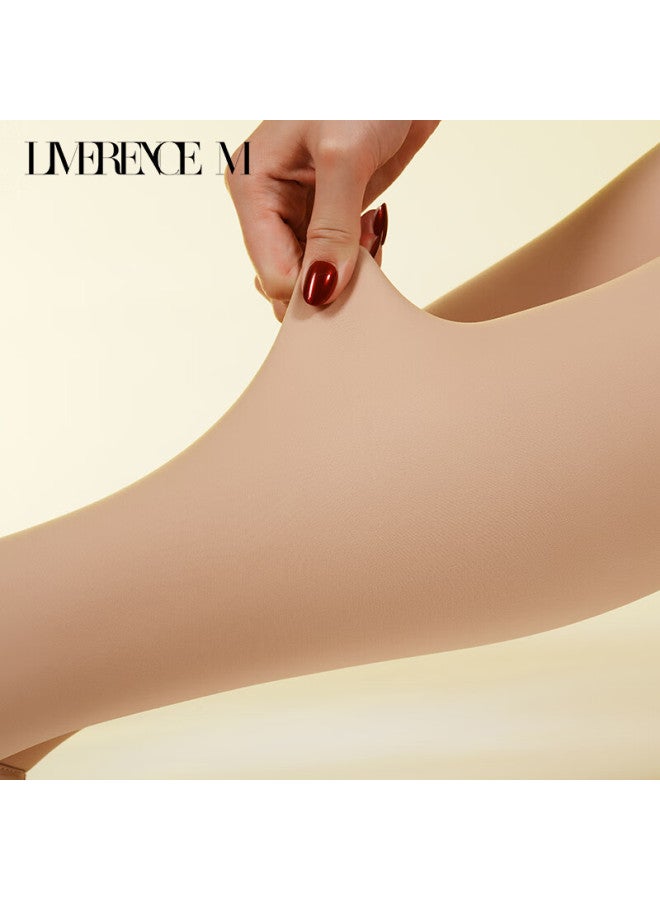 Limerence M Milk Toast Autumn Winter Thick Warm Tights Leggings 180g Natural Skin F - Image 2