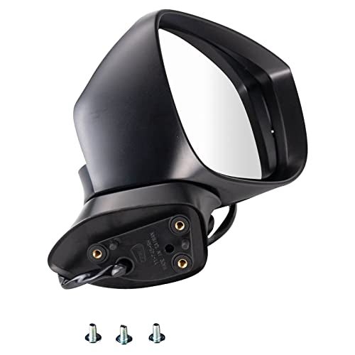 TRQ Right Mirror without Heat Power Folding Passenger Side Compatible with 2019-2023 Mazda CX-5 MA1321243 - Image 3