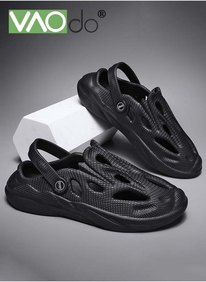 VAOdo - Men's Arch Support Clogs Slip-on Garden Shoes Cushion Plantar Fasciitis Sandals Non-Slip Beach Slippers Outdoor Indoor Crocs - Image 1