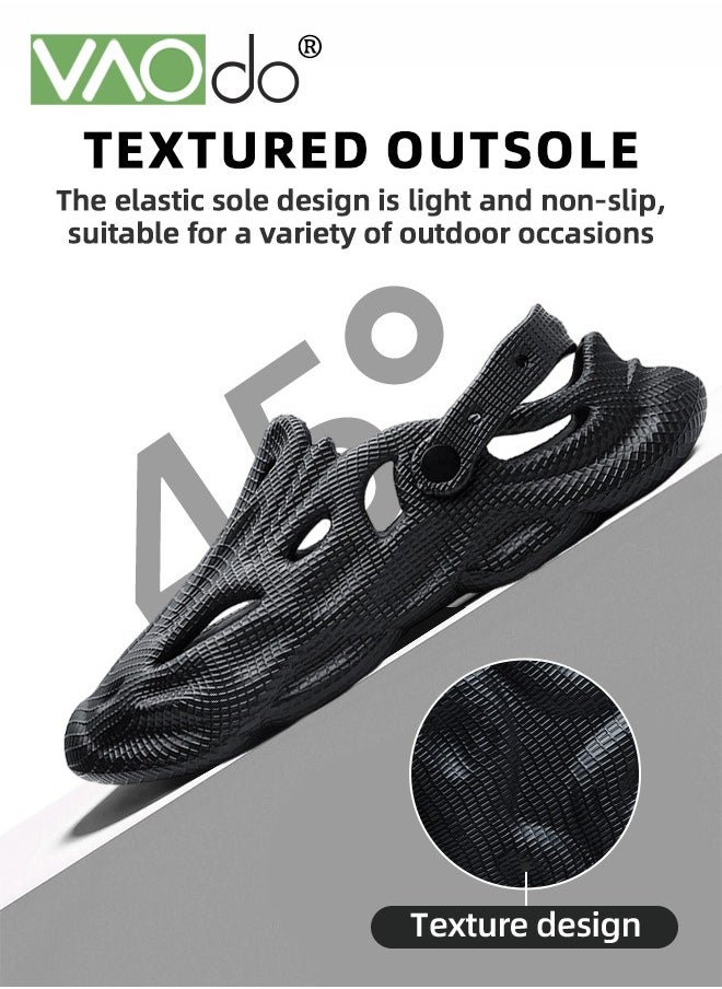 VAOdo - Men's Arch Support Clogs Slip-on Garden Shoes Cushion Plantar Fasciitis Sandals Non-Slip Beach Slippers Outdoor Indoor Crocs - Image 1