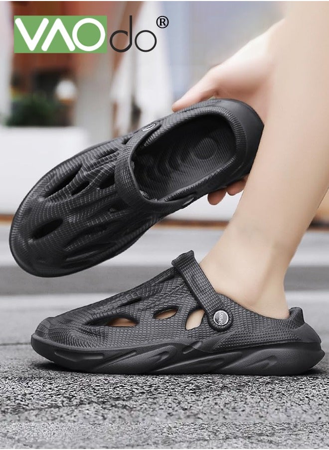 VAOdo - Men's Arch Support Clogs Slip-on Garden Shoes Cushion Plantar Fasciitis Sandals Non-Slip Beach Slippers Outdoor Indoor Crocs - Image 1