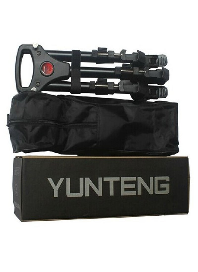 3 Wheels Pulley Universal Foldable DSLR Camera Tripod With Dolly Base Stand
