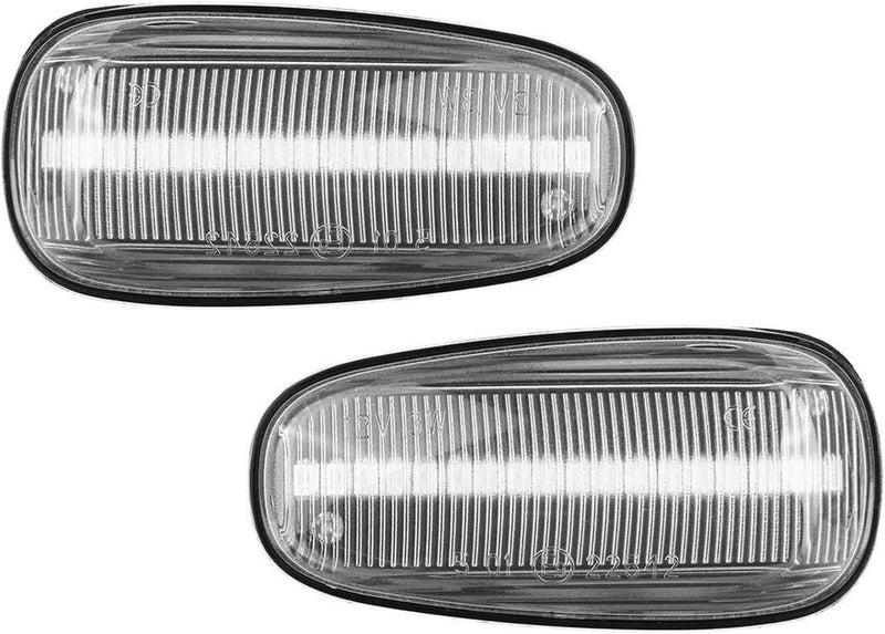 QASULER 2PCS Signal Lamp Side Marker Light - Image 1