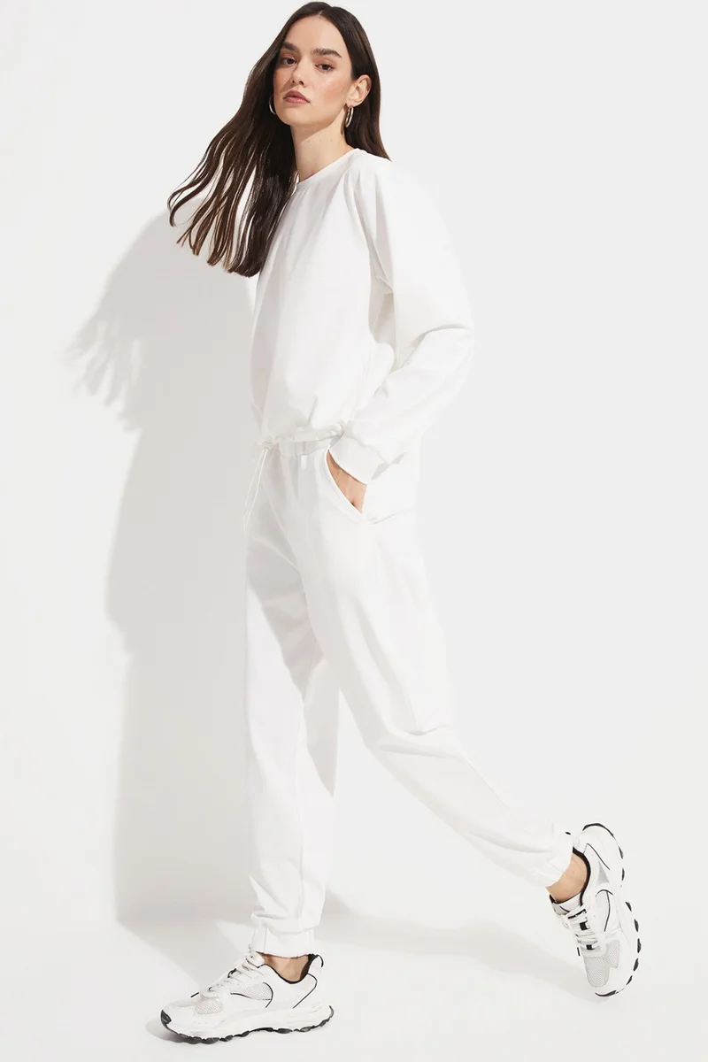 JUNE Women's Scuba Fabric Relaxed Cut Sports Sweatpants