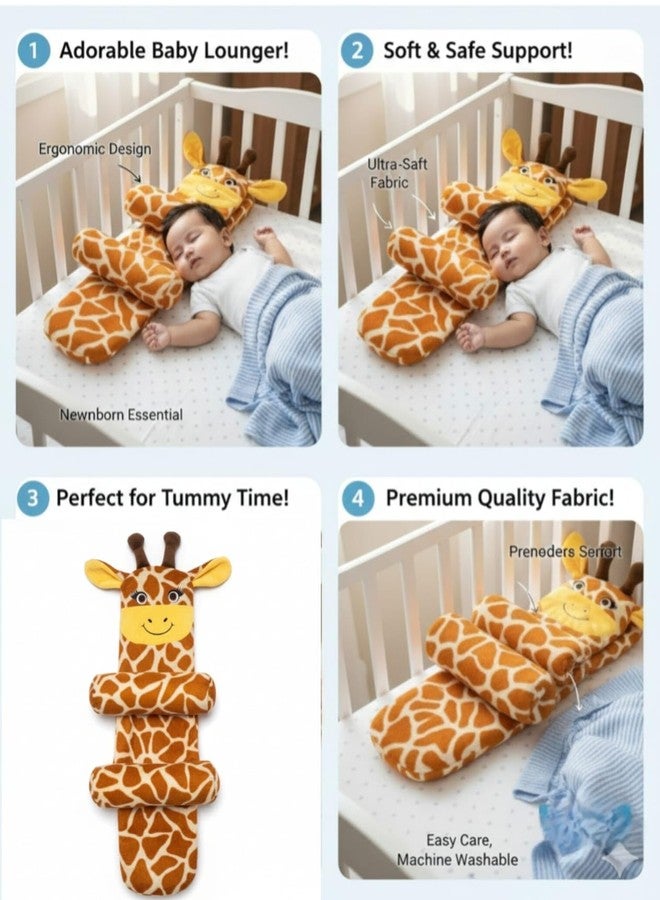 Synlark® Cozy Nursing Baby Arm Pillow for Cradle Gift for Novice Mothers: Head Support Anti-Spitting Breastfeeding and Bottle Feeding Nursing Arm Pillow (Slide-4) - Image 2