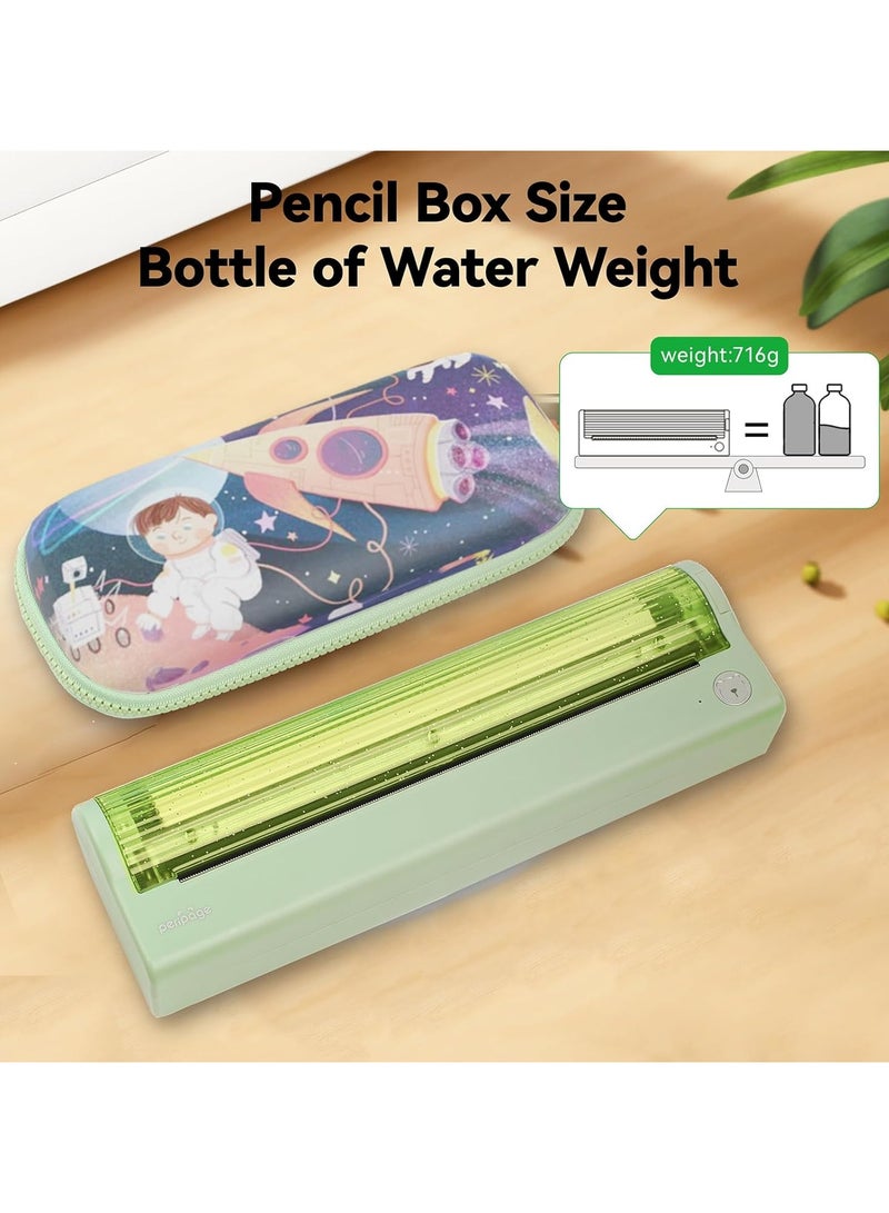 بيري بيدج بيربيج بي ٨٠ طابعة حرارية محمولة صغيرة مقاس A4 تدعم 2 '' / 3 '' / 4 '' / 216mm عرض الورق طابعة صور PDF لاسلكية بدون حبر - Image 5