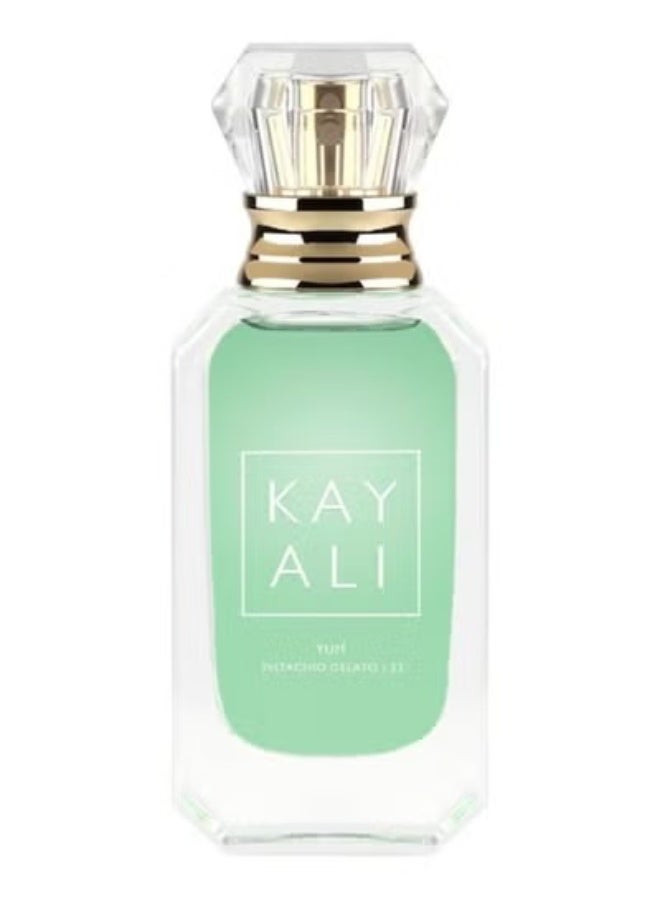 KAYALI Yum Pistachio | 33 Eau de Parfum Intense 10ml - Rich and Creamy Fragrance with Pistachio, Sweet Almond, and Sugary Vanilla Notes in a Luxurious Travel-Friendly Size - Image 1