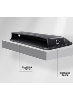 Eoptify Leather Car Seat Gap Filler and Storage Box, Interior Side Organizer for Phone, Glasses, Card, and Keys - Automotive Accessories for Small Items  - Image 3