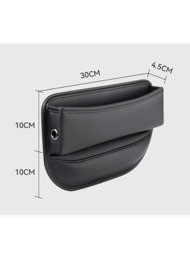 Eoptify Leather Car Seat Gap Filler and Storage Box, Interior Side Organizer for Phone, Glasses, Card, and Keys - Automotive Accessories for Small Items  - Image 2
