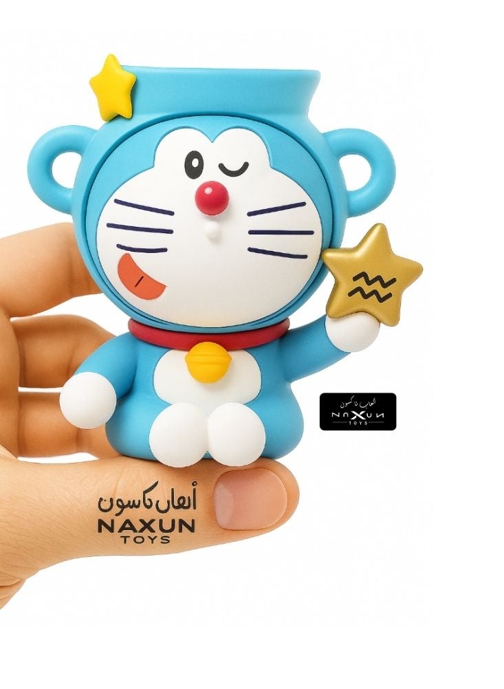 Doraemon Cute Doraemon Collectible Figure – Zodiac Aquarius Star Edition PVC Toy - Image 2