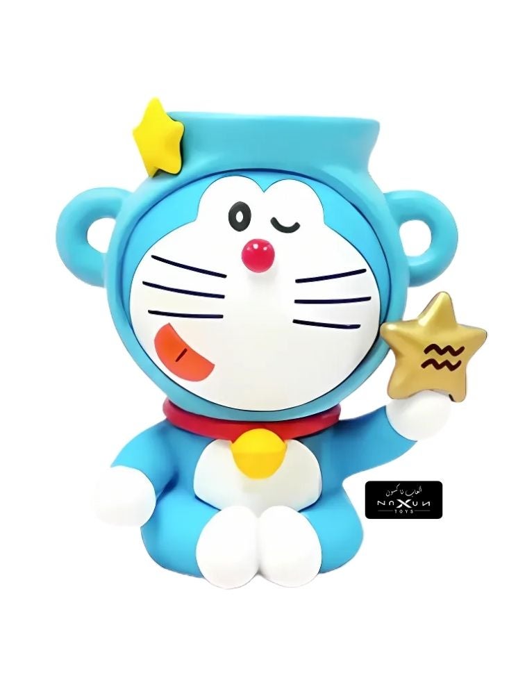 Doraemon Cute Doraemon Collectible Figure – Zodiac Aquarius Star Edition PVC Toy - Image 1