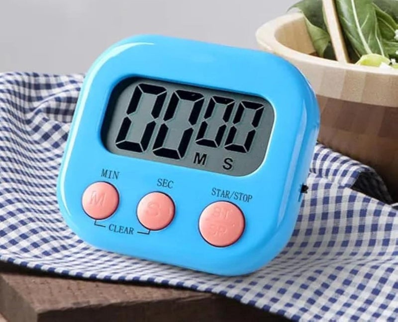 Magnetic Digital Kitchen Timer - Large Display, Electronic Kitchen Cooking Timer for Cooking, Gaming, Gym, Break, Classroom (Green) - Image 2
