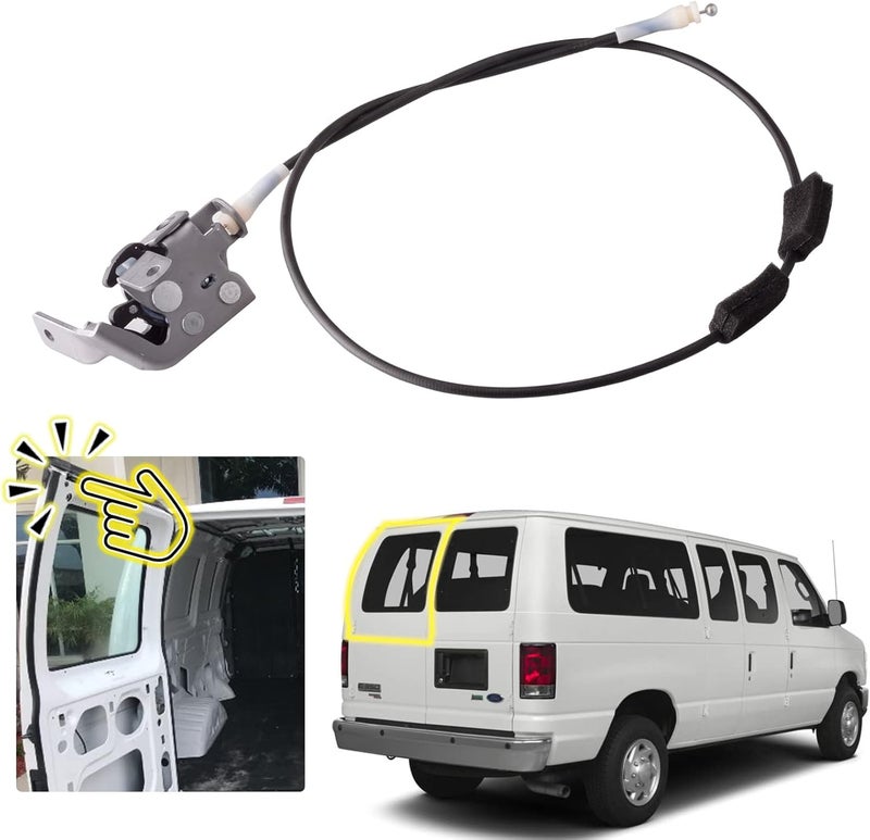 unikpas Rear Cargo Door Upper Latch Compatible for Ford E150 E250 E350 Van 1992-2009 - Left Side - Image 1