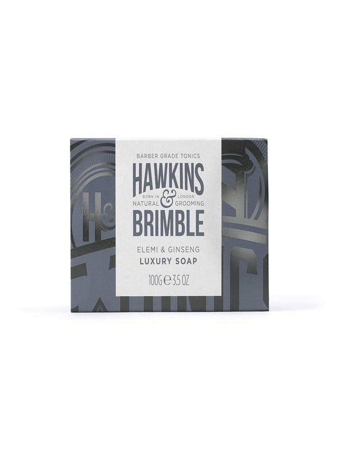 Hawkins & Brimble - Luxury Soap Bar for Men, 100g - Moisturising Soap Bar - Ginseng & Elemi - Image 4