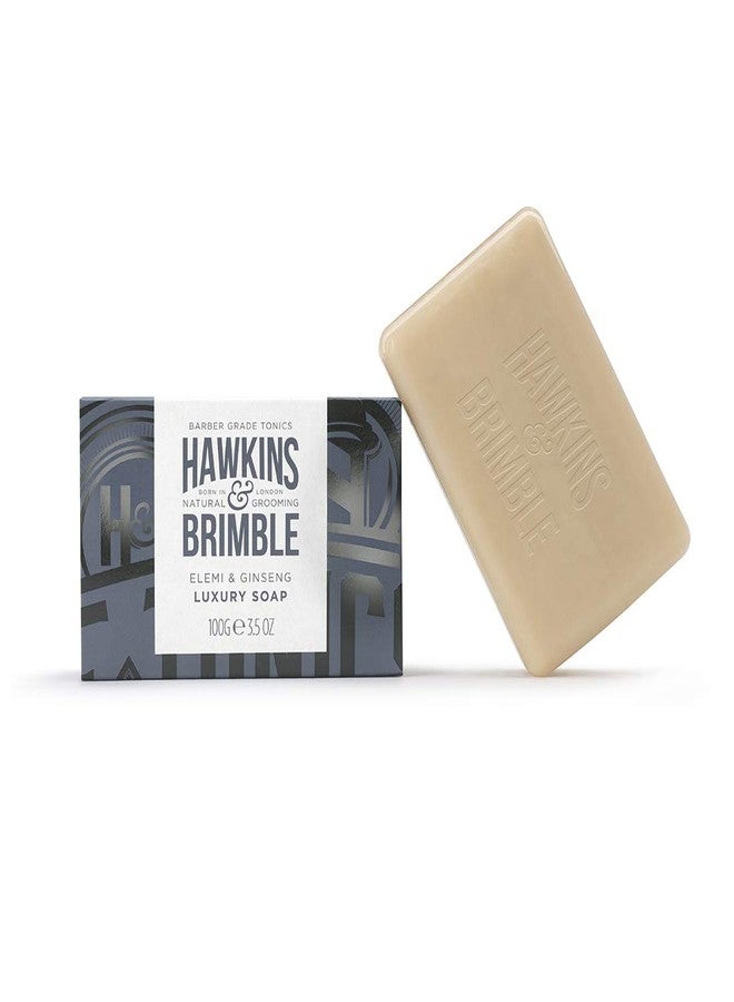 Hawkins & Brimble - Luxury Soap Bar for Men, 100g - Moisturising Soap Bar - Ginseng & Elemi - Image 2