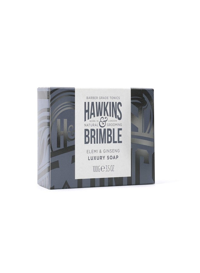 Hawkins & Brimble - Luxury Soap Bar for Men, 100g - Moisturising Soap Bar - Ginseng & Elemi - Image 3
