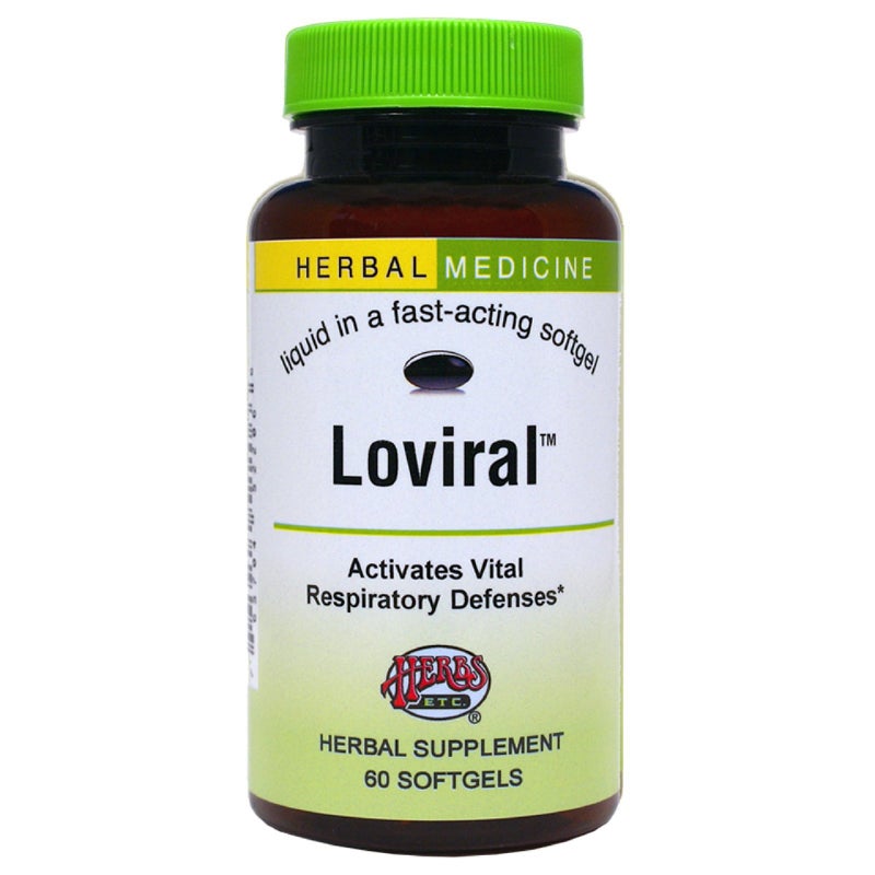 HERBS ETC. Herbs Etc Loviral Lung Health Supplement for Respiratory Defense Support Herbal Supplement with Lomatium Pelargonium OSHA GlutenFree 60 Softgels 60 Servings - Image 3